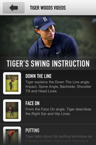Putting Videos Added to Tiger Woods’ App